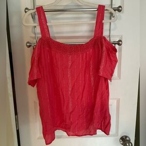 Chenault Pink Smocked Blouse